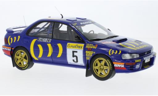 Subaru Impreza 1/18 Kyosho 555 No.5 Rallye WM Rallye Monte Carlo 1995 modellino in miniatura