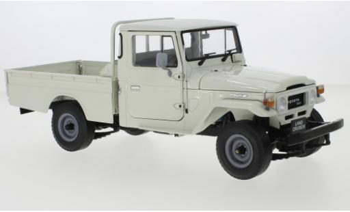 Toyota Land Cruiser 1/18 Kyosho 40 Pick Up bianco RHD modellino in miniatura