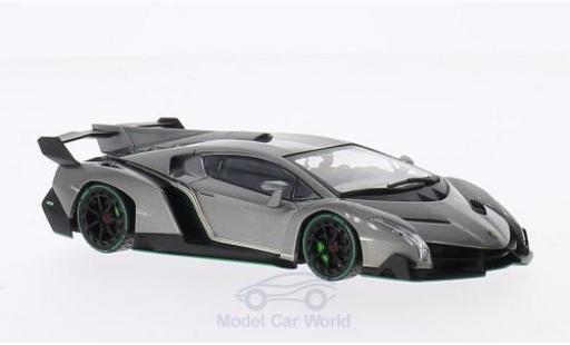 Lamborghini Veneno 1/43 Kyosho metallico grigio/verde modellino in miniatura