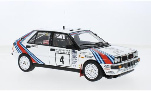 Lancia Delta 1/18 Kyosho HF 4WD No.4 Martini Rallye WM Rallye Finnland 1987 1:18 modellino in miniatura