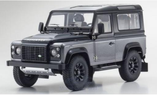 Land Rover Defender 1/18 Kyosho 90 Final Edition grigio modellino in miniatura