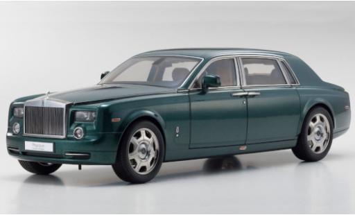 Rolls Royce Phantom 1/18 Kyosho EWB metallico verde 2003 modellino in miniatura