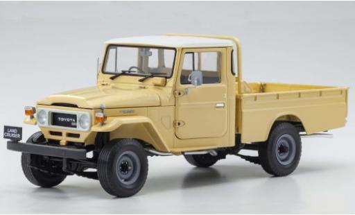 Toyota Land Cruiser 1/18 Kyosho 40 Pick Up beige RHD modellino in miniatura