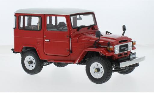 Toyota Land Cruiser 1/18 Kyosho 40 Van (BJ42V) rot/weiss 1:18 modellino in miniatura