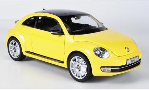 Volkswagen Beetle 1/18 Kyosho Coupe giallo modellino in miniatura