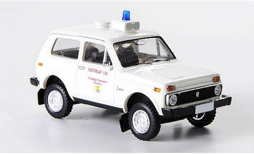 Lada Niva Pompiers 1/87 Brekina Freiwillige Vigili del fuoco Hornum/Sylt modellini auto