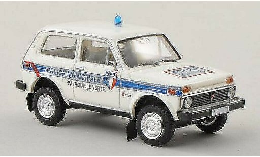 Lada Niva Police 1/87 Brekina Municipale - Patrouille Verte Polizia (F) modellini auto
