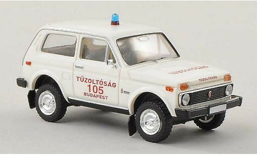 Lada Niva Pompiers 1/87 Brekina Tuzolt?sssg Budapest Vigili del fuoco (HUN) modellini auto