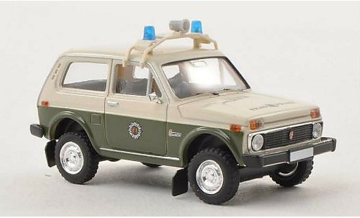 Lada Niva Police 1/87 Brekina Volkspolizia bianco/verde modellini auto