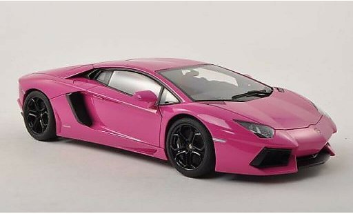 Lamborghini Aventador LP700-4 1/18 Autoart rosa modellini auto