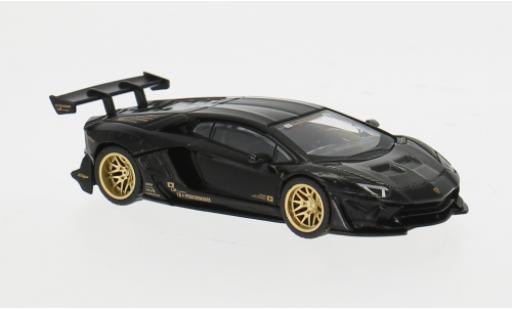 Modellini auto Lamborghini Aventador schwarz/gold 2025 1/64 Mini GT
