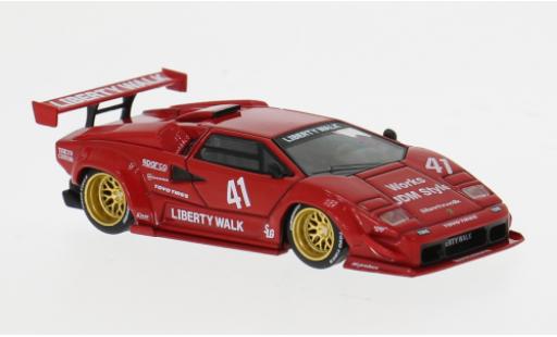 Lamborghini Countach 1/64 Mini GT LB-Works rot 2025 #41 1:64 modellino in miniatura