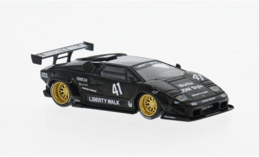 Lamborghini Countach 1/64 Mini GT LB-Works schwarz 2024 1:64 modellino in miniatura