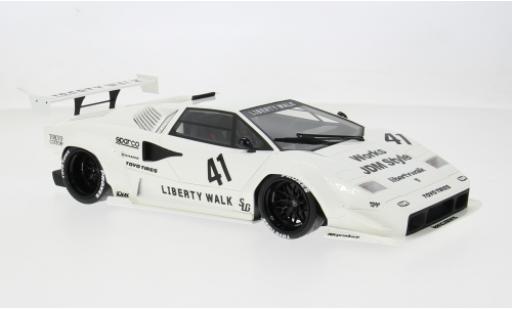 Lamborghini Countach 1/18 GT Spirit LB-Works weiss 1988 1:18 modellini auto