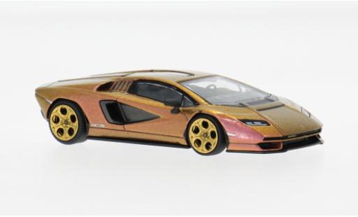 Lamborghini Countach 1/64 Pop Race LP 800-4 orange/pink 1:64 modellino in miniatura