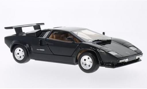 Lamborghini Countach 1/24 Motormax schwarz 1:24 modellino in miniatura