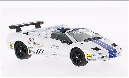 Lamborghini Diablo VT 1/43 WhiteBox -R Roadster Trofeo bianco/blu 1997 modellini auto