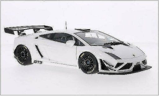 Lamborghini Gallardo GT3 FL2 1/18 Autoart bianco 2013 modellini auto