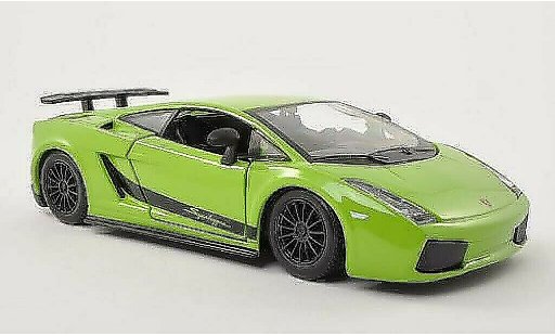 Lamborghini Gallardo Superleggera 1/24 Burago verde 2003 modellini auto