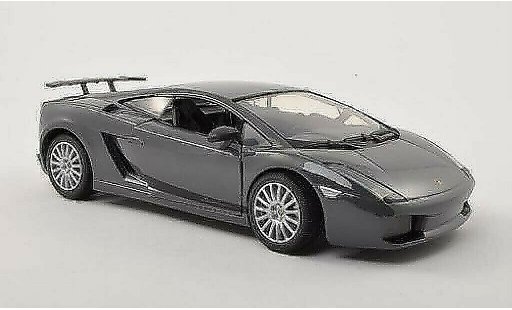 Lamborghini Gallardo Superleggera 1/24 Motormax grigio/nero modellini auto