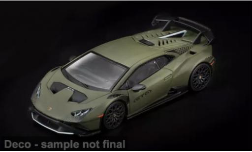 Lamborghini Huracan 1/64 Pop Race STO oliv 1:64 modellino in miniatura
