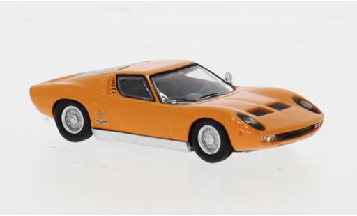 Lamborghini Miura 1/87 Minichamps orange 1:87 modellino in miniatura