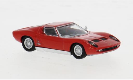 Lamborghini Miura 1/87 Minichamps rot 1966 1:87 modellino in miniatura
