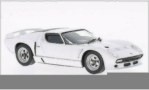 Lamborghini Miura SVJ 1/43 WhiteBox Roadster bianco 1981 modellini auto