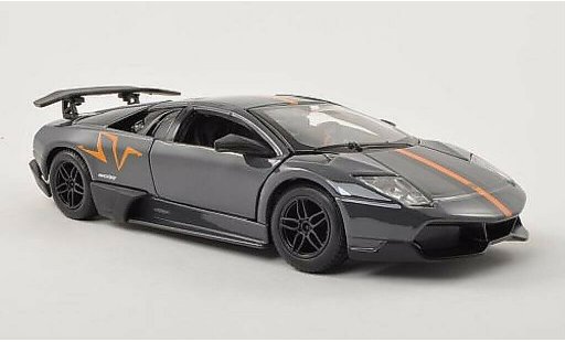 Lamborghini Murcielago LP670-4 1/24 Burago SV grigio/orange/nero modellini auto