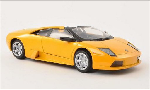Lamborghini Murcielago Roadster 1/24 Motormax metallicoo giallo modellini auto