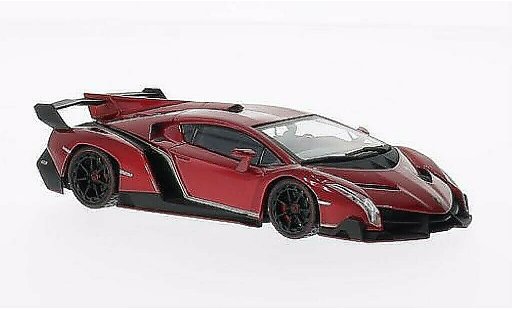Lamborghini Veneno Coupe 1/43 Kyosho rosso con rotem Dekorstrisce modellini auto