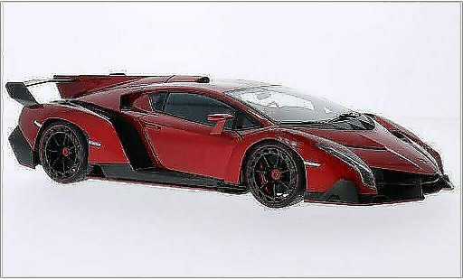 Lamborghini Veneno Coupe 1/18 Autoart metallicoo rosso 2013 modellini auto