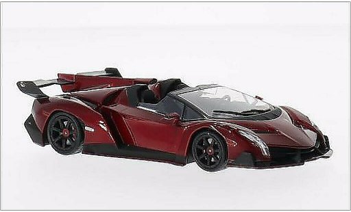 Lamborghini Veneno Roadster 1/43 WhiteBox metallicoo rosso 2013 modellini auto