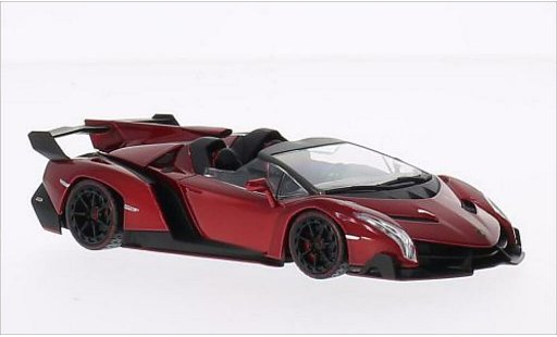 Lamborghini Veneno Roadster 1/43 Kyosho metallicoo rosso modellini auto