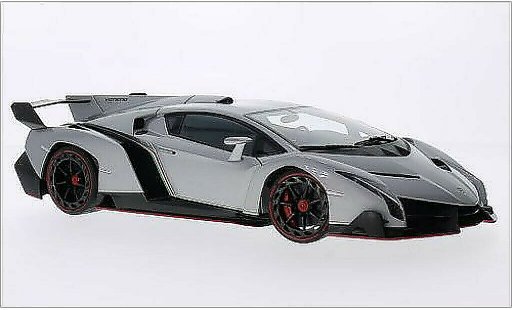 Lamborghini Veneno Coupe 1/18 Autoart Showcar Salon Genf metallicoo grigio 2013 modellini auto
