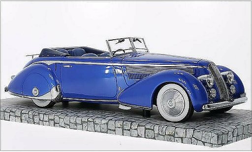 Lancia Astura Tipo 233 Corto 1/18 Minichamps metallicoo blu RHD 1936 modellini auto