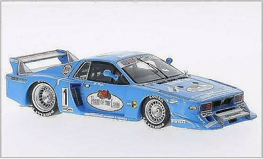 Lancia Beta Monte Carlo 1/43 Spark No.1 GS Sport Fruit of the Loom DRM Zolder 1981 modellini auto