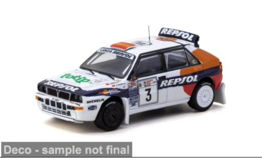 Lancia Delta 1/64 Tarmac Works HF Integrale Acropolis Rally 1993 C.Sainz/L.Moya 1:64 modellino in miniatura