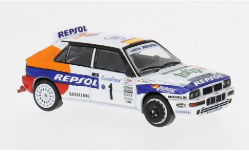 Lancia Delta 1/64 Mini GT HF Integrale Rally Monte Carlo 1993 Jolly Club #1 C.Sainz/L.Moya 1:64 modellino in miniatura