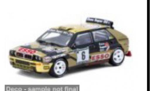 Lancia Delta 1/64 Tarmac Works HF Integrale Rally Piancavallo 1993 #6 P.Longhi 1:64 modellino in miniatura