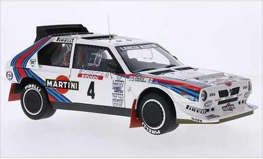 Lancia Delta S4 1/18 Autoart No.4 Martini Martini Tour de Corse 1986 /S.Cresto modellini auto