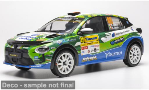 Modellini auto Lancia Ypsilon HF Rally Rally4 Barum 2025 #40 C.Rahill/C.Smith 1/18 IXO