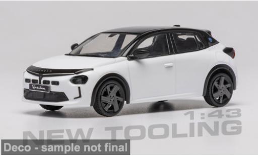 Lancia Ypsilon 1/43 IXO weiss/schwarz 2025 1:43 modellino in miniatura