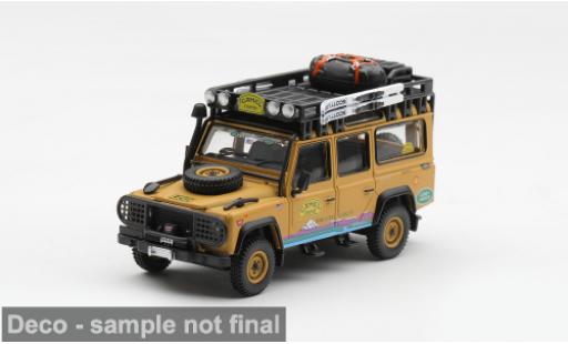 Land Rover Defender 1/64 Mini GT 110 Camel Trophy Camel Trophy Tierra del Fuego 1998 Camel Trophy Team USA Camel Trophy 1:64 modellino in miniatura