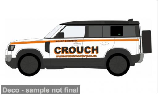 Land Rover Defender 1/76 Oxford 110 Crouch Recovery 1:76 modellino in miniatura