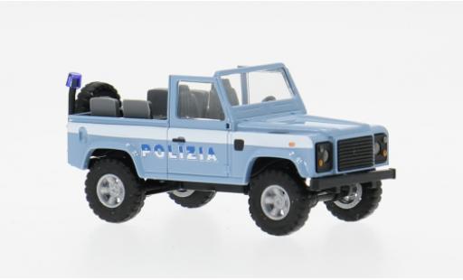 Modellini auto Land Rover Defender 90 1983 Polizia (IT) 1/87 Busch
