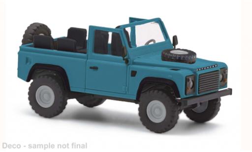 Land Rover Defender 1/87 Busch 90 t&uuml;rkis/schwarz 1983 1:87 modellino in miniatura