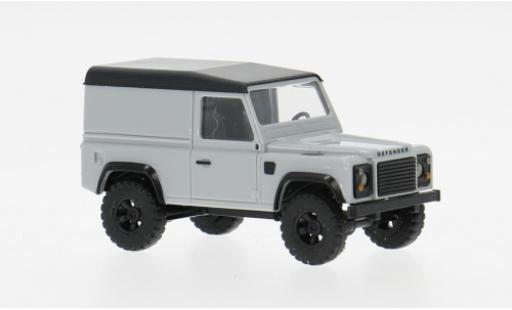 Modellini auto Land Rover Defender 90 grau/schwarz 1983 1/87 Busch