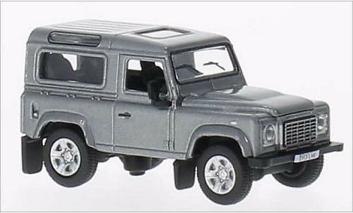 Land Rover Defender 90 1/76 Oxford Station Wagon metallicoo grigio RHD 2013 modellini auto