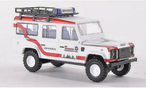 Land Rover Defender Base 1/87 Busch mit tettogepacktrager Johanniter 1983 modellini auto